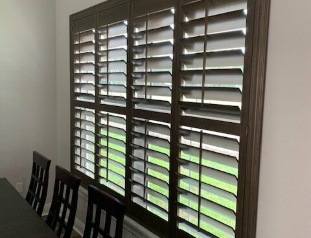 Norman Shutter install with new 3” vanes Sarasota Blinds